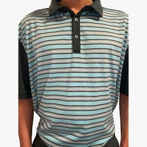 Ping Shirt Adult‎ 2XL Striped Sensor Cool Golf Polo Athletic Rugby Men AWESOME